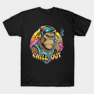 Jungle Vibe: The Hip Hop Gorilla T-Shirt